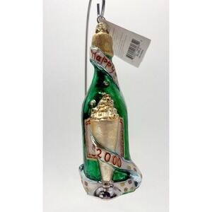Christopher Radko Cheers Happy New Year 1999 Glass Christmas Ornament 99-285-0